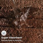GRANNY SAYS Bathroom Rugs Non Slip 36" x 24", Bath Mats for Bathroom, Super Soft and Water Absorbent, Microfiber Washable Bath Rugs for Shower Room Floor, Tub, Brown - Image 4