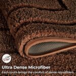 GRANNY SAYS Bathroom Rugs Non Slip 36" x 24", Bath Mats for Bathroom, Super Soft and Water Absorbent, Microfiber Washable Bath Rugs for Shower Room Floor, Tub, Brown - Image 5