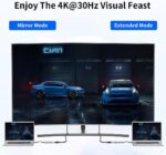 MacBook USB-C Hub Adapter - Multiport Docking Station With HDMI for MacBook Pro and Thunderbolt Devices - Image 5