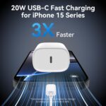 Phone 17 16 15 Pro Max Charger Fast Charging PD 30W, 10 FT iPhone 17 Charging Cable(65W/3A) Long USB C Cord with iPhone 17 Pro Max Chargers Block for iPhone 17/17 Pro Max/17 Air/16/15 Series, iPad - Image 10