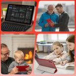 Android 15 Tablet with Keyboard Mouse, 20GB RAM + 128GB ROM (Expand to 1TB), 10.1 Inch Octa-Core Tablets with WiFi 6, Dual Camera, 1280x800 IPS Display, 6000mAh Battery, Widevine L1 - Red - Image 8