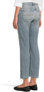 7 For All Mankind Women's Luxe Vintage Daisy Ankle Bootcut Jeans - Image 4