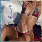 REVOLIA 14G F136 Titanium Opal Belly Button Rings for Women Hypoallergenic Belly Rings Internally Threaded Barbell Navel Rings Body Piercing Jewelry 6-16MM - Image 4