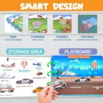 Montessori Autism Sensory Educational Busy Book for Toddlers, 16 Themes, 160 Reusable Stickers, Bilingual English Spanish A/B Books, 12" X 8.5" - Image 3