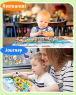Benresive Reusable Sticker Book for Toddlers 2-4 Years, 3 Sets Travel Stickers for Kids, Waterproof Sticker Books for Toddlers 1-3, Crafts Activities for Todddlers 1-3 2-4 3-5 - Image 4