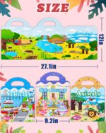 Benresive Reusable Sticker Book for Toddlers 2-4 Years, 3 Sets Travel Stickers for Kids, Waterproof Sticker Books for Toddlers 1-3, Crafts Activities for Todddlers 1-3 2-4 3-5 - Image 7