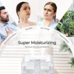 CHIVALZ Humidifiers for Bedroom, 6L Cool Mist Humidifiers for Baby Nursery, 26dB Quiet, 50H Runtime, Top Fill Humidifier for Large Room, Home, Plants, Nightlight, Oil Diffuser 1 Pack White - Image 5