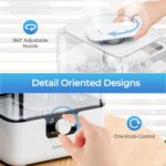 CHIVALZ Humidifiers for Bedroom, 6L Cool Mist Humidifiers for Baby Nursery, 26dB Quiet, 50H Runtime, Top Fill Humidifier for Large Room, Home, Plants, Nightlight, Oil Diffuser 1 Pack White - Image 8