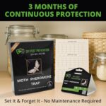 Moth Pheromone Sticky Traps 5 Pack – Extra Potent, Long-Lasting Pantry Moth Control for Kitchen, Food & Pet Food Storage - Image 8