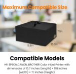 Printer Dust Cover for HP, EPSON,CANON, BROTHER, printer Universal Case - Waterproof Anti-Static Dustproof Cover, Foldable 15.7x11.8x7.1in with Handle for Office and Home - Image 3