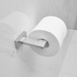 BESy 4 Piece Bathroom Accessories Set (Towel Bar, Hand Towel Holder Towel Rack, Toilet Paper Holder, Towel Hook), Wall Mounted Bath Hardware Accessory Fixtures Set, Stainless Steel/Brushed Nickel - Image 5