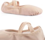 Kids Ballet Slippers, Split Sole Practice Dance Shoes for Toddler, Girls Yoga - Image 5