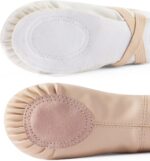 Kids Ballet Slippers, Split Sole Practice Dance Shoes for Toddler, Girls Yoga - Image 6