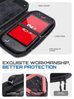 SUPCASE for Nintendo Switch 2 Carrying Case 2025, [12 Game Card Storage] [Military-Grade Protection] Spacious Portable Hard Shell Travel Bag for Nintendo Switch 2 Console & Accessories, Blue/Red - Image 5