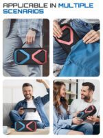 SUPCASE for Nintendo Switch 2 Carrying Case 2025, [12 Game Card Storage] [Military-Grade Protection] Spacious Portable Hard Shell Travel Bag for Nintendo Switch 2 Console & Accessories, Blue/Red - Image 7