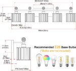 Bathroom Vanity Light Fixtures 5-lights, Gold Crystal Vanity Lights for Bath, Bathroom Lights Fixture with Clear Crystal Glass Shade, Modern Wall Light over Mirror, Wall Sconces Light for Hallway - Image 7