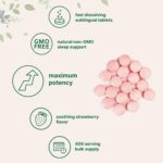 Micro Ingredients Melatonin 20mg, 400 Tablets | Natural Strawberry Flavor | Fast Dissolve | No Drug | Vegetarian Friendly | Non-GMO, No Gluten, Sugar Free - Image 5
