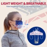 Disposable Face Mask for Adults - 4 Ply Protection, Individually Wrapped 50 Pack, 10 Colors, Breathable Comfortable & Safe - Image 6