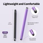 Stylus Pen for Touchscreen,2 in 1 High Precision and Sensitivity Stylus,Stylus Pen for iPad/iPhone/Android/Samsung Smartphone and Tablets,Compatible with Touch Screens(10 Colors Stylus) - Image 4