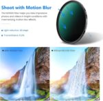 NEEWER 46mm ND1000 ND Lens Filter, Neutral Density Lens Filter with 10 Stops, Multi Resistant Nano Coated HD Optical Glass and Ultra Slim Black Matte Frame for Camera Lens - Image 3