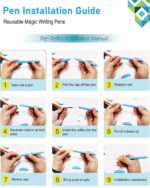 Magic Grooved Writing Books for Kids-Handwriting Practice for Kids 5-8 - Tracing Books for Kids Ages 3-5 - Preschool, Kindergarten Learning-Letters, Numbers, Math, Drawing (Blue Box, 9.45 in x 6.5 in) - Image 9