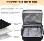 Pump Bag for Spectra S1 S2, Wearable Breast Pump Bags with Ice Pack, Pumping Bag with Waterproof Mat for Pump Accessories, Insulated Bottle Bags for Work Travel and Family, Black - Image 4