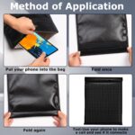Faraday Bags for Phones,Waterproof & Fireproof Document Bag EMP RFID Blocking Pouch for Car Keys Anti Theft - Image 6