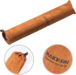 MAIDERN 43.3”x 19.6” Leather Desk Pad, Large Desk Mat, Reversible Cork & Leather Large Mouse pad for Desk, Waterproof Computer Desk Pad for Gaming Home Office (Black) … - Image 7