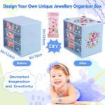 Toys for Ages 5-7 Jewelry, Kids Toys for Girls 8-10 Clip on Earrings, Toddler Girls Toy Age 6-8 Princess Dress Up,Frozen Unicorn Toy Adjustable Ring Bracelets Necklaces Birthday Christmas Gifts - Image 6