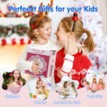 Toys for Ages 5-7 Jewelry, Kids Toys for Girls 8-10 Clip on Earrings, Toddler Girls Toy Age 6-8 Princess Dress Up,Frozen Unicorn Toy Adjustable Ring Bracelets Necklaces Birthday Christmas Gifts - Image 7