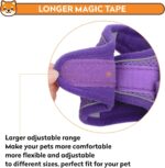 Dog Harness with Leash Set, No-Pull Step-in Reflective Pet Harness with 1 Leash Clips, Adjustable Soft Padded Easy Walk Dog Vest for Small Medium Large Dogs, Cats(Light Purple, Large) - Image 6