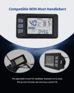 Ebike Display, UART No. 2 Protocol, Electric Bike 24V, 36V, 48V, 60V Cycling Computer, LCD Panel Screen, Bicycle Speedometer Odometer for Electric Bike Modification(P3H) - Image 5