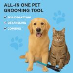 SheddEase Groom & Care Reusable Dog & Cat Hair Remover for Furniture, Couch, Carpet | Deshedding Comb for Shedding, All-in-One Pet Hair Remover & Grooming Comb Kit - Image 3