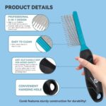 SheddEase Groom & Care Reusable Dog & Cat Hair Remover for Furniture, Couch, Carpet | Deshedding Comb for Shedding, All-in-One Pet Hair Remover & Grooming Comb Kit - Image 4