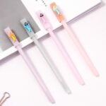 Animal Fish Bone Gel Ink Pen Cute Kawaii Black Writing Pens Ballpoint Black Ink Gel Pen Party Gift Gel Ink Pens Funny School Stationery Office Supplies(6PCS) - Image 3