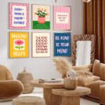 6Pcs Mental Health Wall Art Inspirational Therapy Office Wall Decor Pictures Motivational Canvas Posters Prints for Counselor Psychologist Classroom Home Decorations Unframed - Image 8