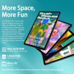 2025 Upgraded Android 15 Tablet 10.1 Inch Octa-Core Tablets with Keyboard Mouse, 22GB+128GB+1TB Expand, 8000mAh Large Battery,1280x800 IPS HD Touch Screen, Widevine L1, 5G WiFi, GPS-Metal Grey - Image 4