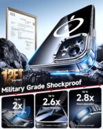 LeYi for iPhone-11-Pro-Max Case Clear: Screen Protector X2 + Camera Cover X2[ MagSafe Compatible] Funda para i Phone 11pro promax Magnetic Protective Slim Case for iPhone 11promax, Transparent - Image 5