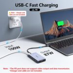 USB C Docking Station Dual HDMI Monitor Adapter, Melelink USB C Hub 3 Monitors Adapter with 2x HDMI 4K,Displayport,VGA,100W PD Charging,3 USB2.0, 8 in 1 Laptop Docking Station for Dell, HP, Lenovo,etc - Image 8