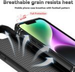 for iPhone 16E Case, with Camera Lens Cover HD Screen Protector, Dual Layer Military-Grade Drop Tested Magnetic Ring Holder Kickstand Protective Phone Case for Apple iPhone 16E / SE4 2025 (Black) - Image 9