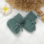 Neiwech Baby Booties Newborn First Walkers Knit Bootie Cozy Warm Soft Sock Shoes for Infant Boys Girls - Image 7