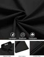 COOFANDY Men's Short Sleeve Dress Shirts Stain Shield Button Down Shirt for Summer Business Wedding Party - Image 6