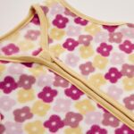 DaysU Micro Fleece Baby Sleep Sack 1.0 TOG, Baby Wearable Blanket 0-6 Months Sleeveless with 2-Way Zipper, Sleeping Bag for Baby Girls, 1 Pack, Flower - Image 5