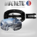 OutdoorMaster Ski Goggles PRO - Frameless, Interchangeable Lens 100% UV400 Protection Snow Goggles for Men & Women - Image 3