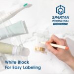 Spartan Industrial - 9" X 12" Clear Plastic Zipper Bags With Writable White Block (500 Count) 2 Mil Resealable Poly Bags for Storing Office Supplies, Hardware, Crafts - Image 4