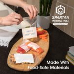 Spartan Industrial - 9" X 12" Clear Plastic Zipper Bags With Writable White Block (500 Count) 2 Mil Resealable Poly Bags for Storing Office Supplies, Hardware, Crafts - Image 5