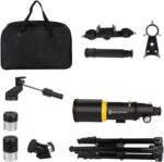 Telescope for Adults, 90mm Aperture 600mm Refractor Telescope for Kids and Beginners, Telescopes for Adults Astronomy with Handbag and Phone Adapter - Image 8