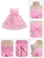 Baby Girl Daisy Strawberry Confetti Birthday Dress Pageant Tea Party Easter Outfits Toddler Princess Fancy Ball Gown - Image 4