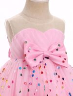 Baby Girl Daisy Strawberry Confetti Birthday Dress Pageant Tea Party Easter Outfits Toddler Princess Fancy Ball Gown - Image 5