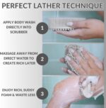 Silicone Body Scrubber for Shower - Gentle Exfoliating Back Scrubber with Soft Bristles - Avilana Premium Dual Sided Bath Brush Massage - Loofah Alternative for Sensitive Skin - Gift Women Men - Image 10